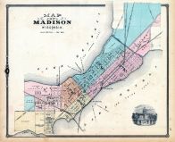 Madison, Wisconsin State Atlas 1878